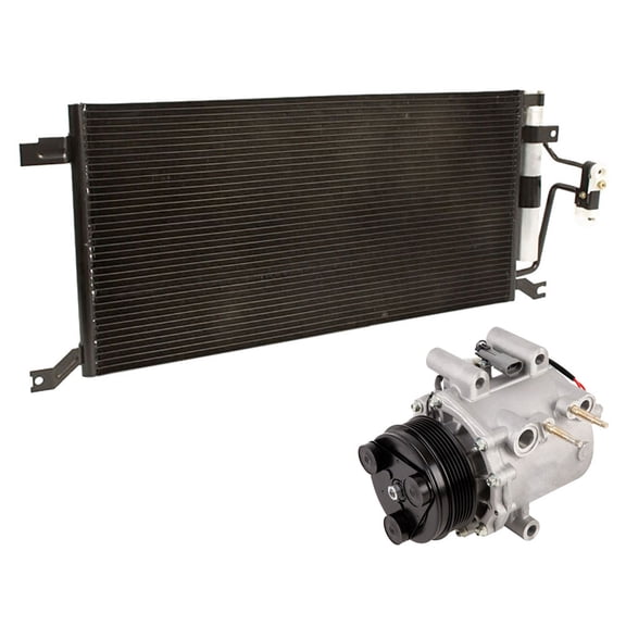 For Chevrolet Uplander Pontiac Montana AC Compressor w/ A/C Condenser Drier - BuyAutoParts