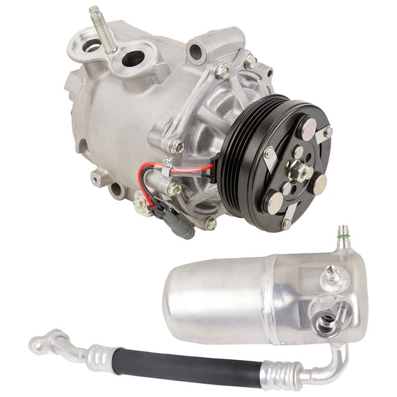 For Chevry Trailblazer Buick Rainier & Saab 9-7x AC Compressor w/ A/C Drier - BuyAutoParts
