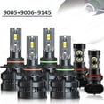 thumbnail image 1 of For Chevy Avalanche 1500 2500 2002 2003 2004 2005 LED Headlight + Fog Light Bulbs, 1 of 14