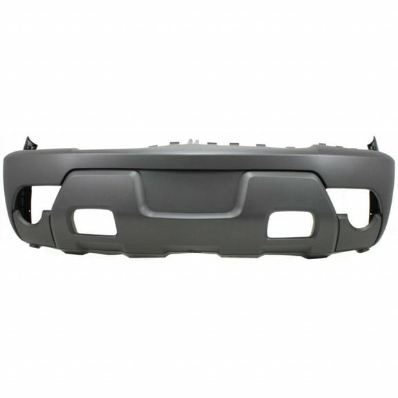 For Chevy Avalanche 2003 04 05 2006 Bumper Cover | Front | Textured Dark Gray | w/ Body Cladding | GM1000680 | 12335679