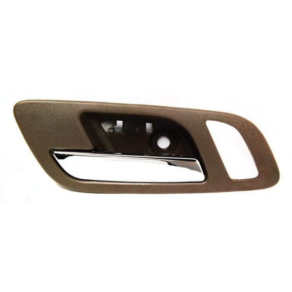 For Chevy Avalanche 2007-2013 Interior Door Handle Front Driver Side Brown Bezel with Chrome Lever Trim:All Submodels | GM1352150 | 15935952