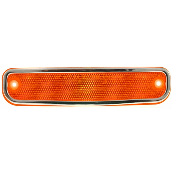 For Chevy K10 Suburban Side Marker Light Assembly 1978 1979 1980 Driver OR Passenger Side | Single Piece | Plastic Amber DOT Replaces GM2550108