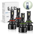thumbnail image 1 of For Chevy C1500 2500 3500 1990-98 6000K LED Headlight Bulbs Hi Lo Beam Combo Kit, 1 of 11