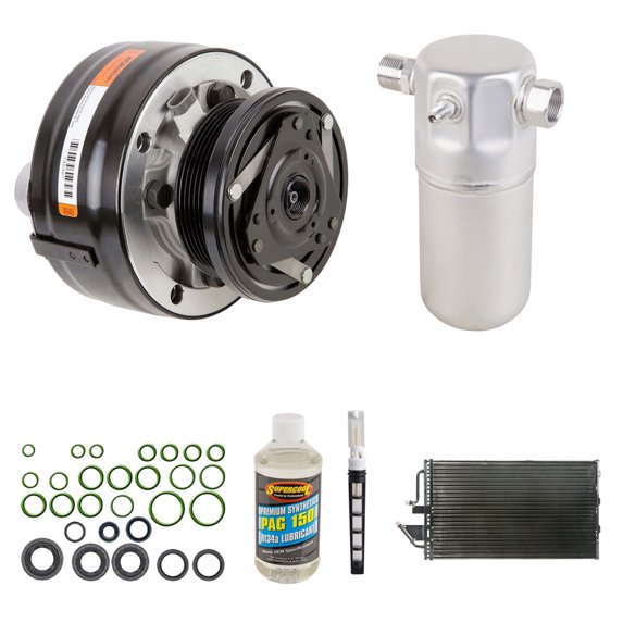 For Chevy C1500 C2500 C3500 C3500HD OEM AC Compressor w/ Condenser Drier - BuyAutoParts