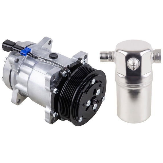 For Chevy C6500 C7500 Kodiak & GMC C6500 C7500 AC Compressor w/ A/C Drier - BuyAutoParts