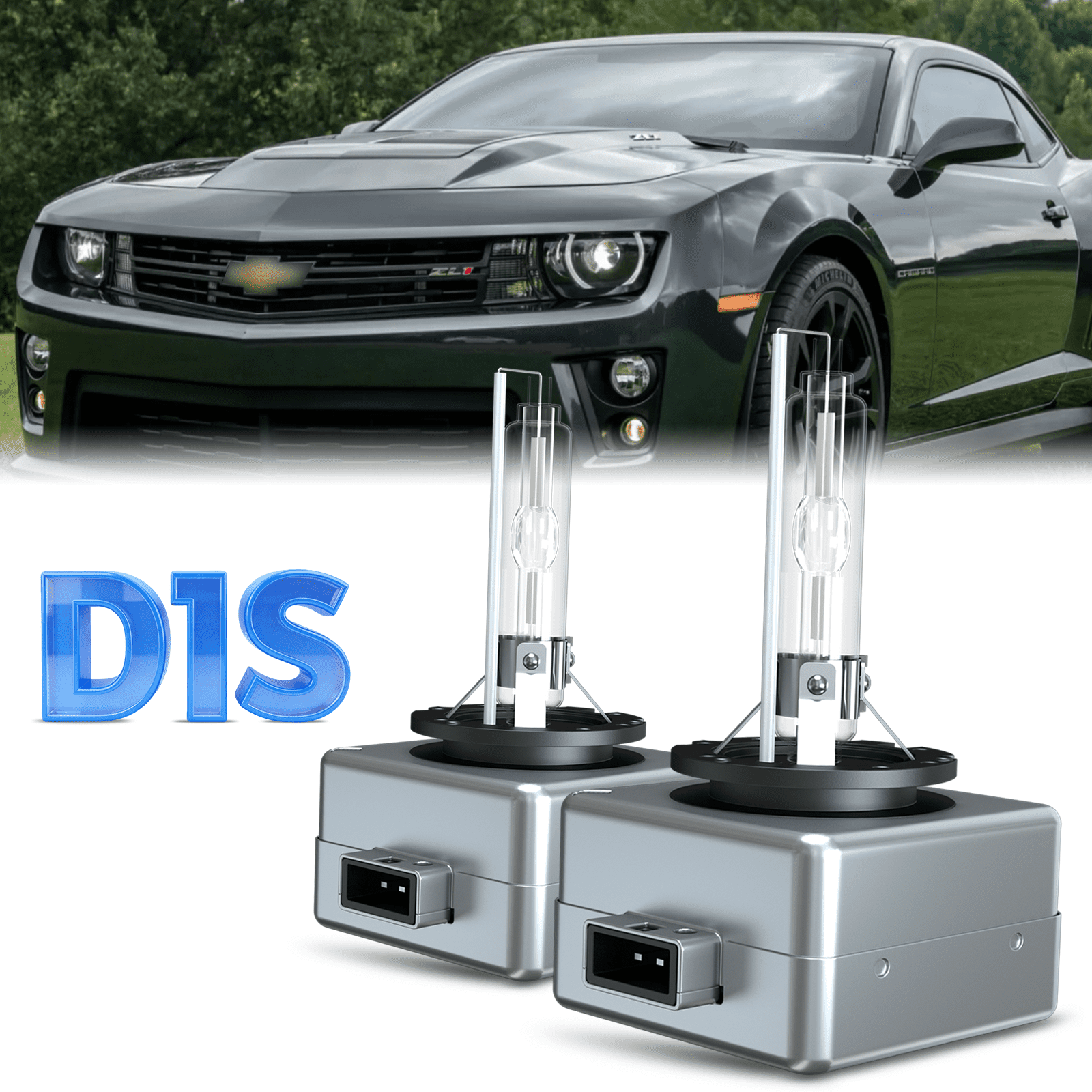 For Chevy Camaro 2010 2011 2012 2013 D1S HID Headlight High Low Beam Bulbs Bi-Xenon Kit