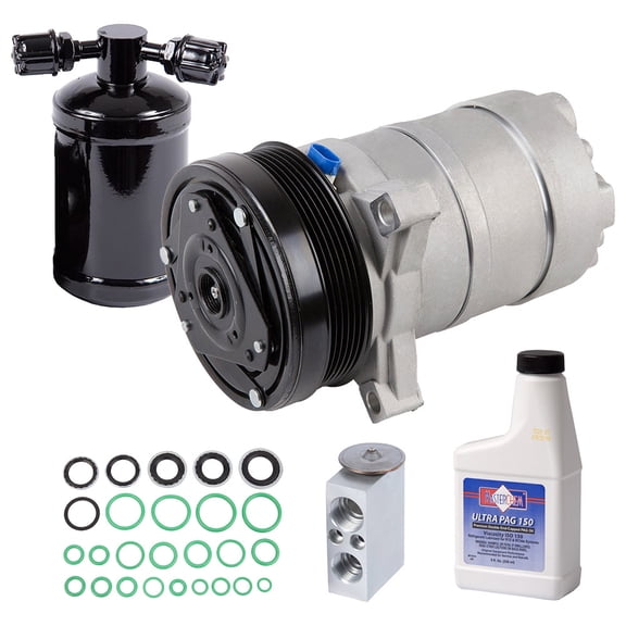 For Chevy Camaro & Pontiac Firebird OEM AC Compressor w/ A/C Repair Kit - BuyAutoParts