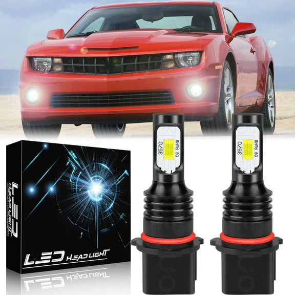 For Chevy Camaro RS ZL1 SS 2010-2015 PSX26W LED Front Fog Light DRL Bulbs