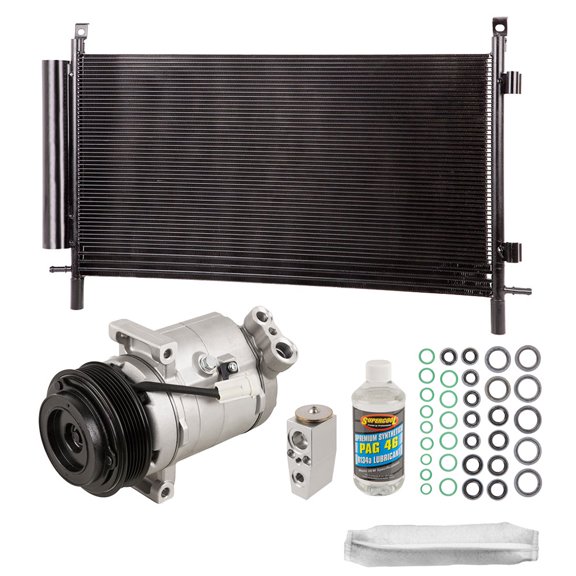 For Chevy Camaro V6 2010 2011 A/C Kit w/ AC Compressor Condenser & Drier - BuyAutoParts