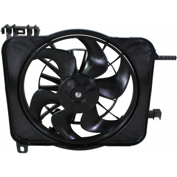 For Chevy Cavalier 16V A/C Radiator Fan Assembly 2002 2003 2004 1st Design For GM3115106 | M:22136897+B:12365370+S:22645919