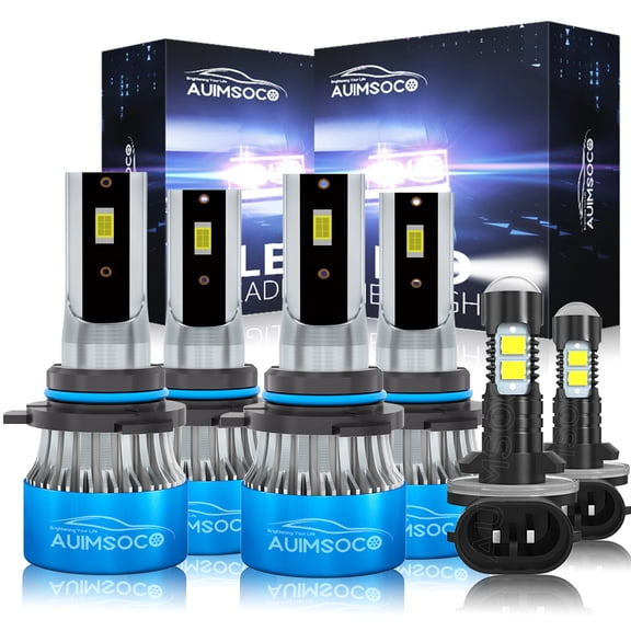 For Chevy Cavalier 1995-1999 6x Combo LED Hi/Lo Beam Headlight Fog Light Bulbs