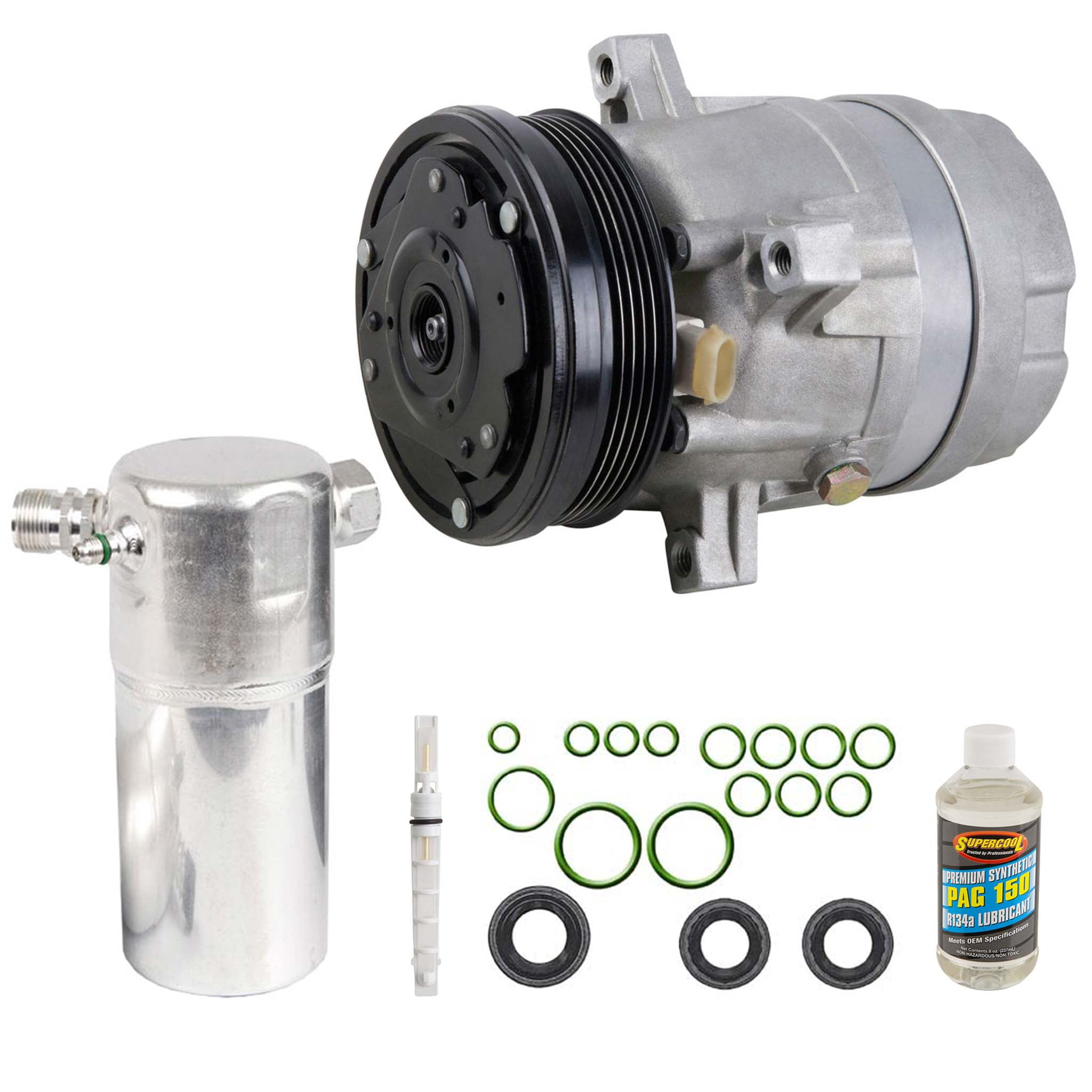 For Chevy Cavalier Oldsmobile Firenza AC Compressor & A/C Repair Kit ...