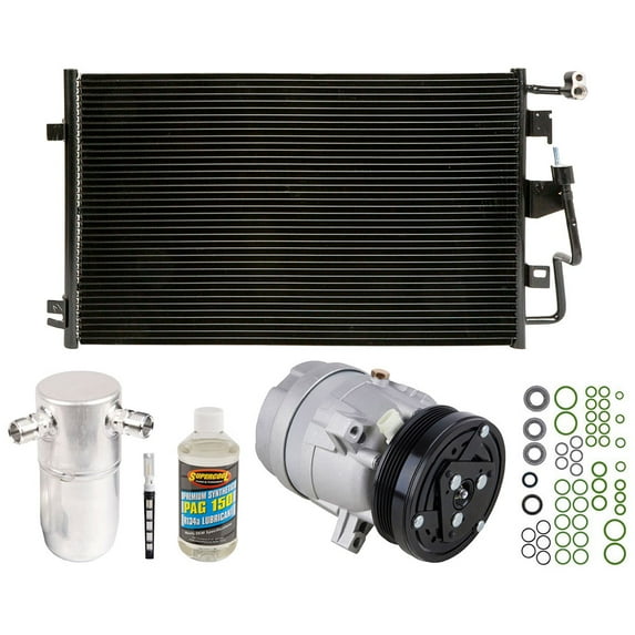 For Chevy Cavalier Pontiac Sunfire A/C Kit w/ AC Compressor Condenser Drier - BuyAutoParts