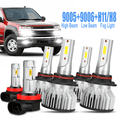 thumbnail image 1 of For Chevy Colorado 2004-2008 6X LED Headlight High Low Beam + Fog Light Bulb Lamp, 1 of 18