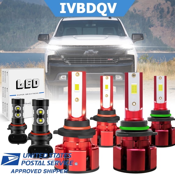 For Chevy Colorado 2009-2012
  LED Headlight Hi/Low Fog Light Bulbs kit