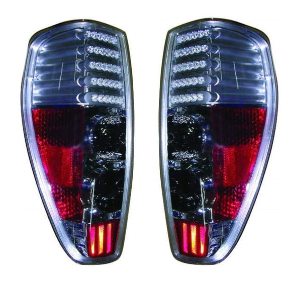 For Chevy Colorado/GMC Canyon 2004-2005 Tail Light LED Chrome Driver and Passenger Side Chrome | GM2811182