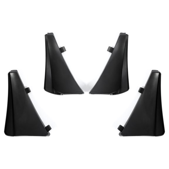 For Chevy Corvette C8 20-25 XL Extended Black Front Rear Splash Guard Mud Flaps