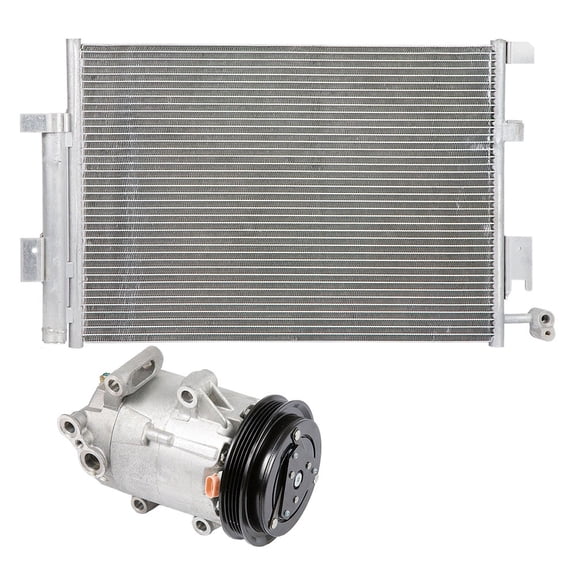 For Chevy Corvette Z06 C6 2006-2013 AC Compressor w/ A/C Condenser & Drier - BuyAutoParts