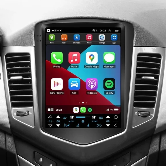 For Chevy Cruze 2009-2015 Android 15 Apple Carplay GPS NAVI Car Radio Stereo 64G