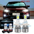 thumbnail image 1 of For Chevy Cruze 2011-2013 2014 2015 LED Headlight Hi/Lo+Fog Light Bulbs Combo, 1 of 7