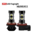 thumbnail image 1 of For Chevy Cruze 2011-2015 - 6000K White LED H8/H9/H11 Fog Light Bulbs Kit 2x, 1 of 8