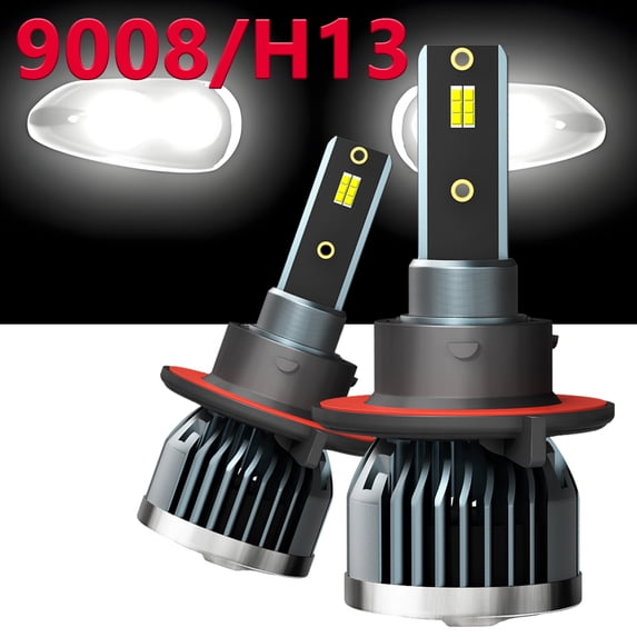For Chevy Cruze 2011-2015,LED Headlight Bulbs H13 9008 High/Low Beam White,6000K,Super Bright,Pack of 2