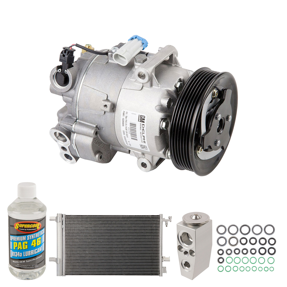 For Chevy Cruze 2011 A/C Kit w/ AC Compressor Condenser & Drier - BuyAutoParts