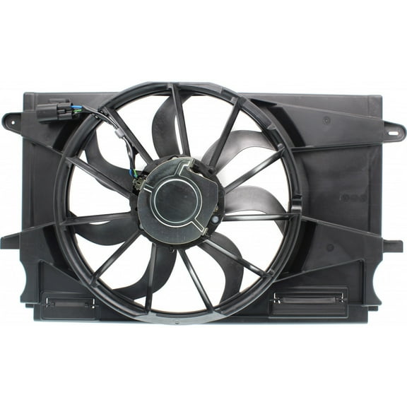 For Chevy Cruze Radiator and A/C Condenser Fan Assembly 2016 1.4L AT w/Brushless Motor For GM3115290 | 39012568
