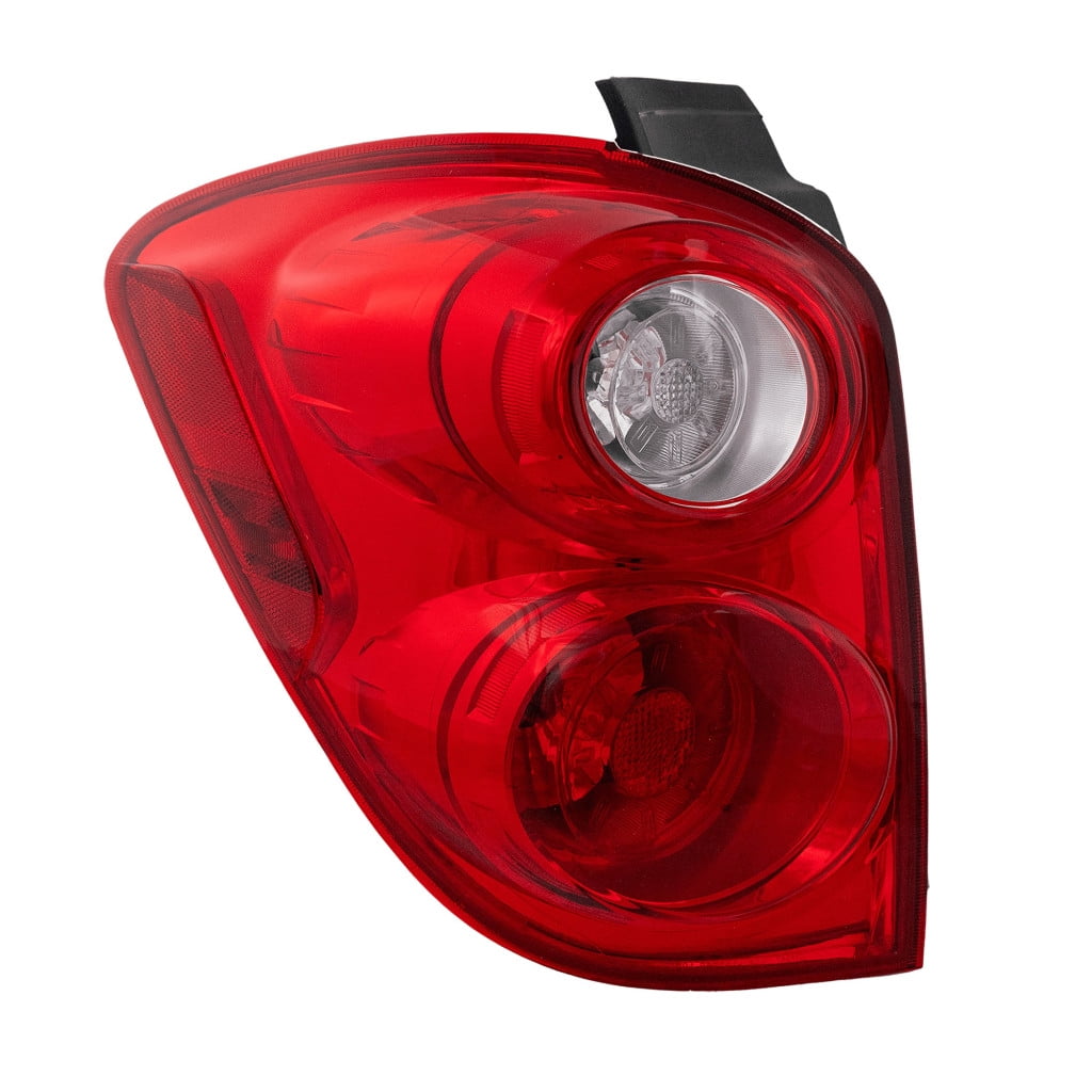 For Chevy Equinox 2010 11 12 13 14 2015 Tail Light Assembly Driver Side | CAPA Certified | Chrome | Red/Clear lens | Replacement For GM2800242