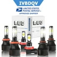 thumbnail image 1 of For Chevy Equinox 2010-2017
  LED Headlight Bulbs,High and Low +Fog Beam LED Headlight Bulbs 6000K Cool White Pack for 6, 1 of 9