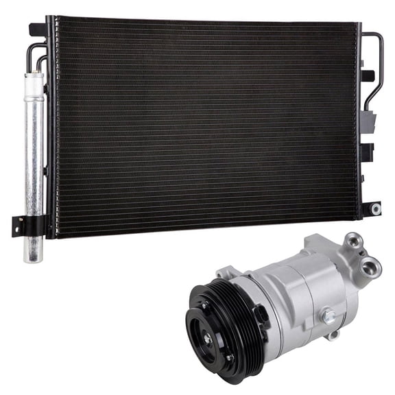 For Chevy Equinox GMC Terrain 2010 2011 AC Compressor w/A/C Condenser Drier - BuyAutoParts