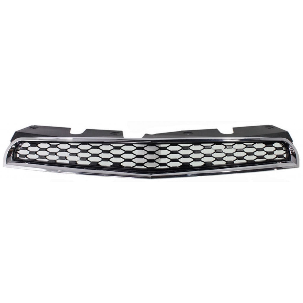 For Chevy Equinox Grille Assembly 2010 11 12 13 14 2015 | Chrome Shell w/ Painted Black Insert | Plastic | CAPA | GM1200622 | 25798744