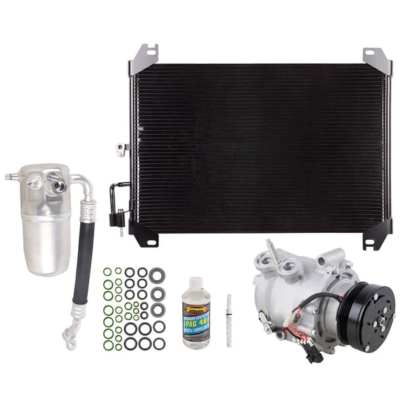 For Chevy GMC Buick Isuzu Saab V8 A/C Kit w/ AC Compressor Condenser Drier - BuyAutoParts