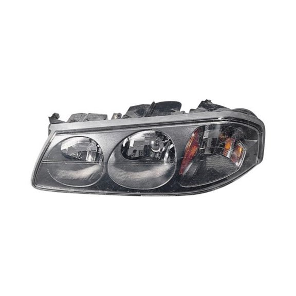 For Chevy Impala 2000 01 02 03 2004 Headlight Assembly Driver Side | w/ Bulb Shield | Black | Replacement For GM2502201 | 10303647, 10338862