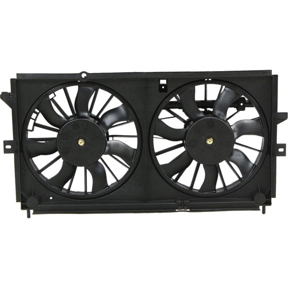 For Chevy Impala / Monte Carlo Cooling Fan Assembly for Radiator / A/C Condenser 2000 01 02 2003 | 3.4 / 3.8L V6 For GM3117108 | 19130418