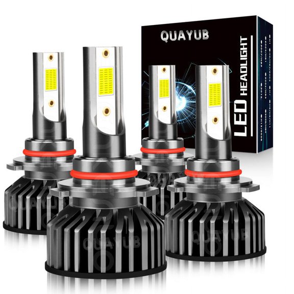 For Chevy K1500 2500 93-99 Combo LED Headlight High Low Light Bulbs Kit White 4x