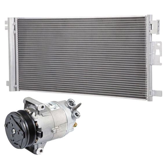 For Chevy Malibu Pontiac G6 Saturn OEM AC Compressor w/ A/C Condenser Drier - BuyAutoParts