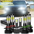 thumbnail image 1 of For Chevy Monte Carlo 2000-2005 Front LED Headlights Fog Light Bulbs Kit 6000K, 1 of 13