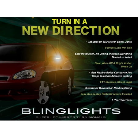 For Chevy Monte Carlo LED Side Mirror Turnsignal Light Kit