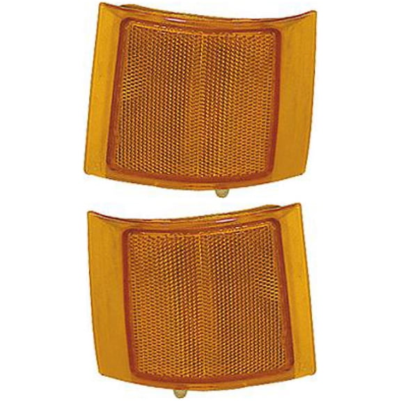 For Chevy Pickup Side Marker Light 1994-2002 Driver and Passenger Side | Pair | Front | CAPA | GM2550143C