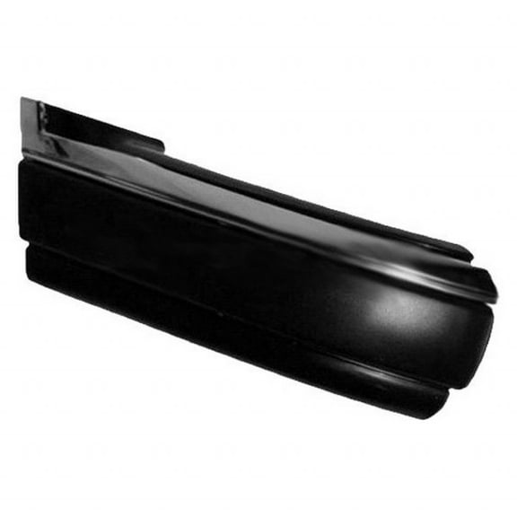 For Chevy S-10 Pickup 1994 1995 1996 1997 Bumper End Passenger Side | Front | Matte Black | w/ Side Molding | GM1005142 | 12383120