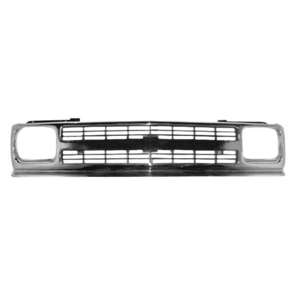 For Chevy S10 Blazer 1991 1992 Grille | Chrome / Black | GM1200147 | 15675049