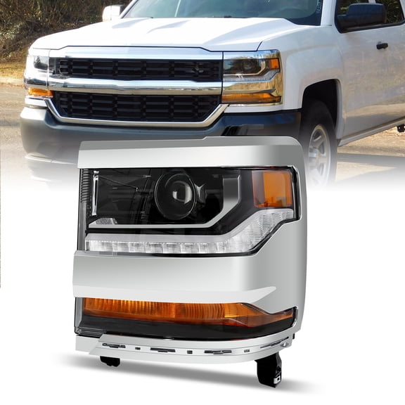 For Chevy Silverado 1500 2016 2017 2018 HID Headlight Headlamp Driver Left Side