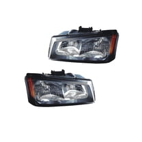 For Chevy Trailblazer Headlight Assembly 2002-2009 Pair Driver and ...