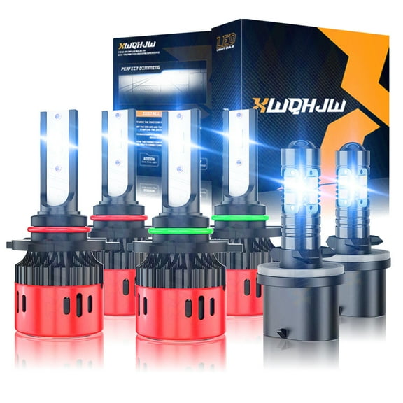 For Chevy Silverado 1500 2500 HD 1999-2002 - LED Headlights + Fog Lights White