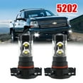 thumbnail image 1 of For Chevy Silverado 1500 2500HD 2007-2015 5202/H16 LED Fog Light Bulbs6000K 80W, 1 of 9