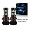 thumbnail image 1 of For Chevy Silverado 1500 HD 2005-2006 LED Fog Light Bulbs 9145/9140/H10 6000K 2pcs, 1 of 10