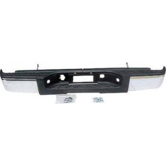 For Chevy Silverado 1500 HD Classic 2007 Step Bumper Assembly Rear | Chrome | GM1103147 | 22932803