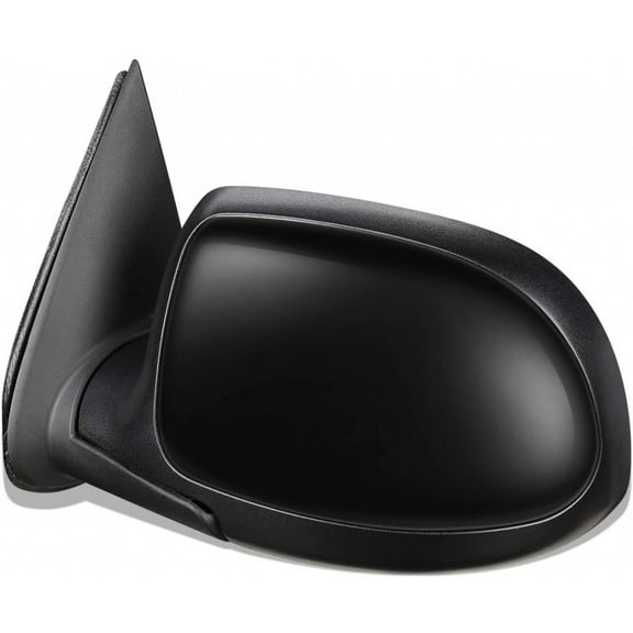 For Chevy Silverado 3500 2001 2002 Mirror Driver Side | Power View Non-Heated | w/ Gloss Black Textured Cover | GM1320231 | 15172247