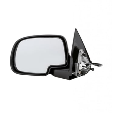 Autoelements Mirror Chrome Driver Side – For 99-02 GMC Sierra 1500/2500 & Chevy Silverado – Power Glass, Manual Fold